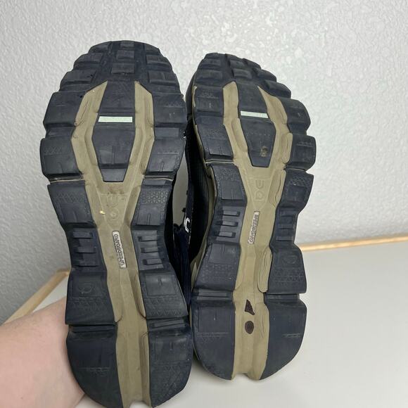 On Running Cloudwander Waterproof Navy Blue Trail Shoes Men's Size 11 - Picture 13 of 13